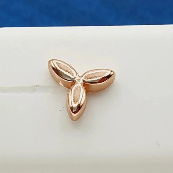 "14K Rose Gold Plated 925 Sterling Silver Earrings for Women/Girls, US44015 - Picture 7 of 11
